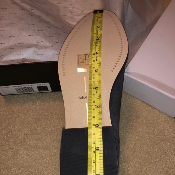 🍃💕NIB Dolce Vita Anthracite Suede Zip Bootie - Picture 14 of 15